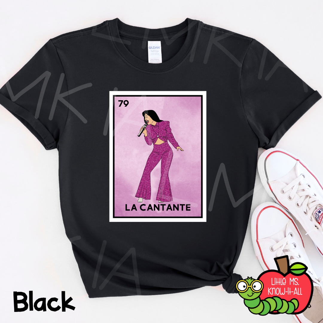 Loteria La Cantante Mexican T Shirt