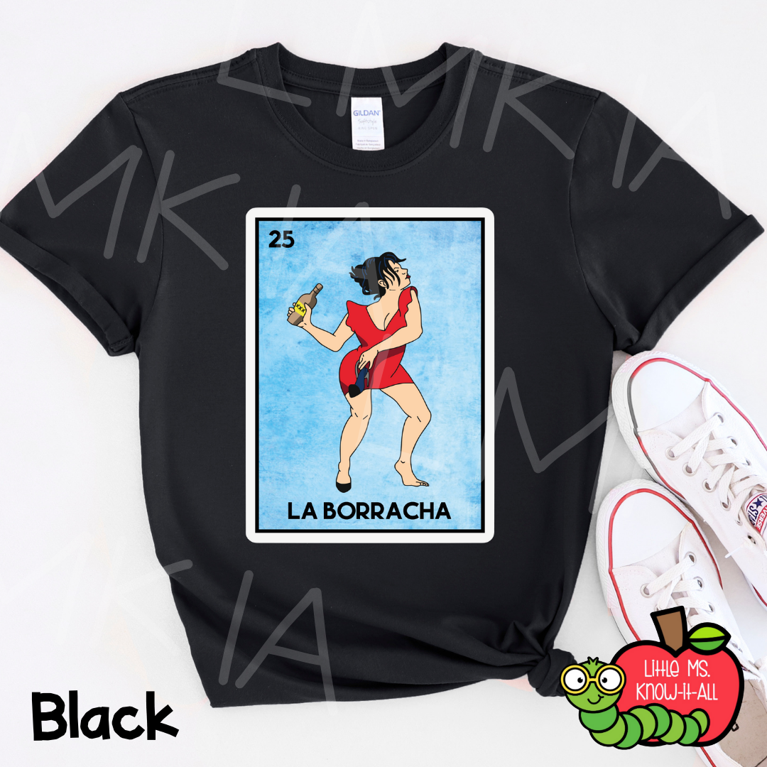 Loteria La Borracha Mexican T-Shirt