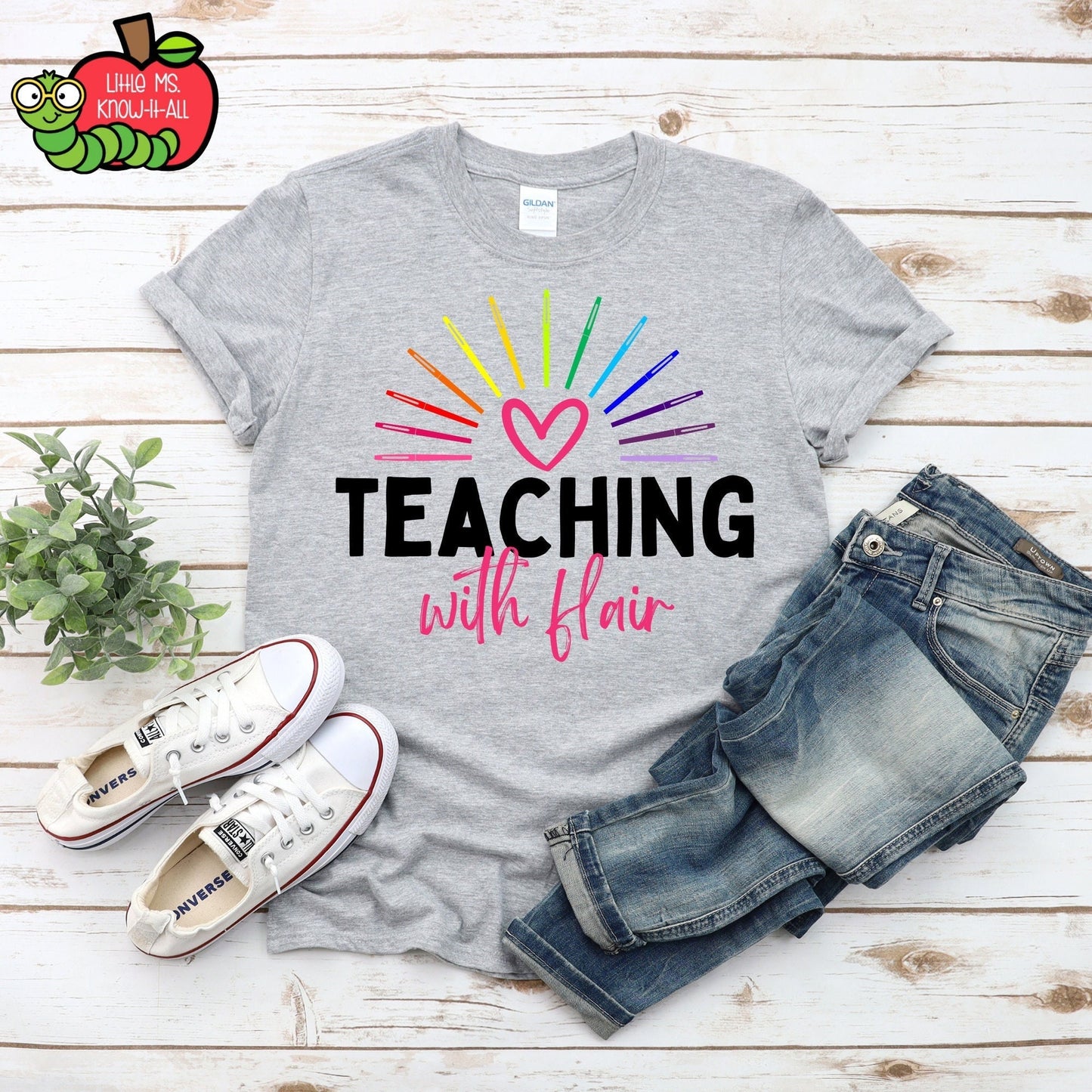 Teaching with Flair Teacher T-Shirt
