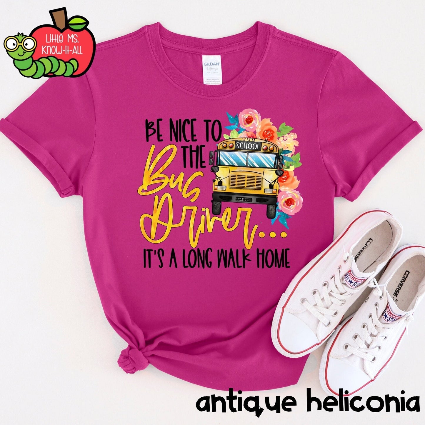 Be Nice to the Bus Driver TShirt