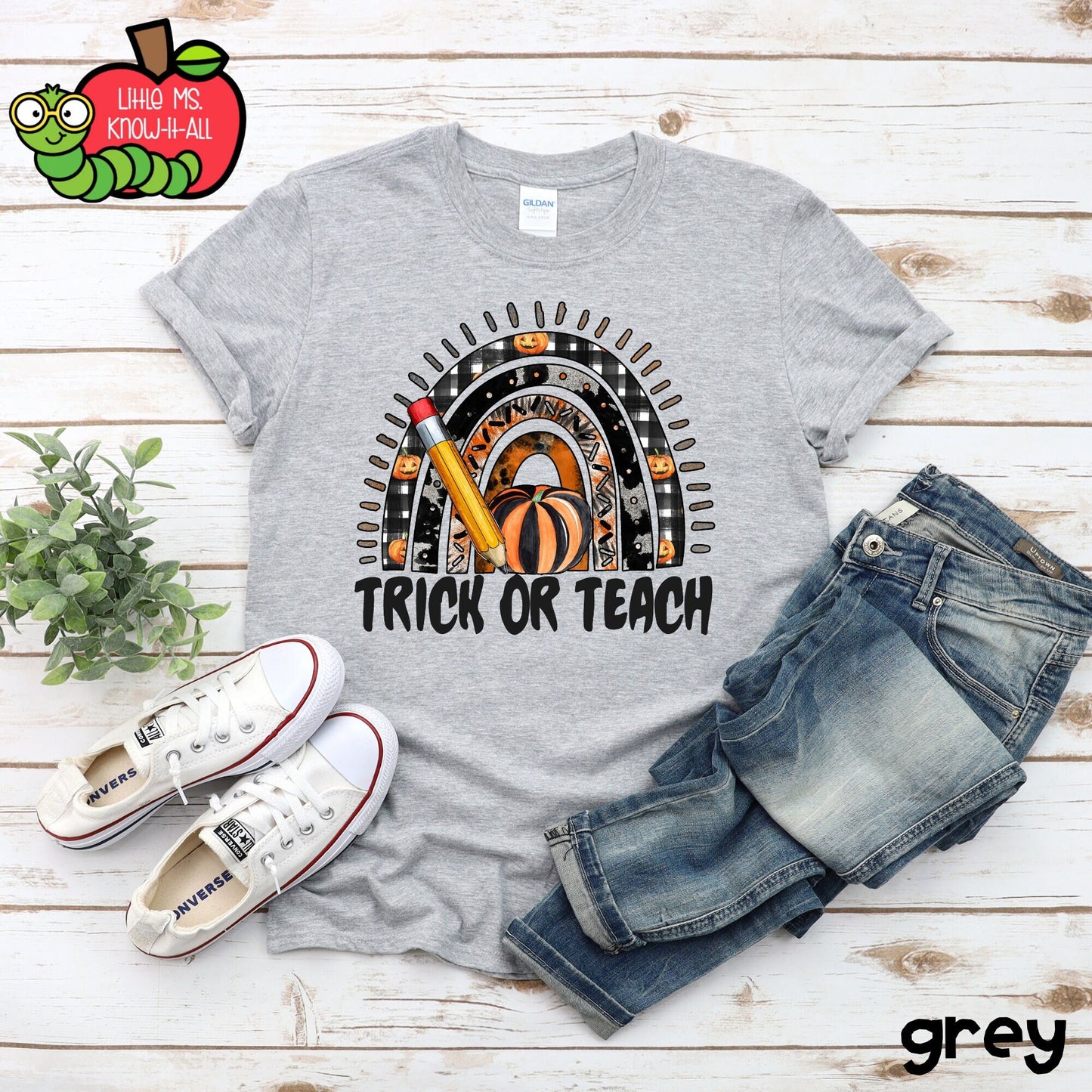 Trick or Teach Halloween Teacher T-Shirt