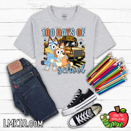 100's Days Dog Kids T-Shirt
