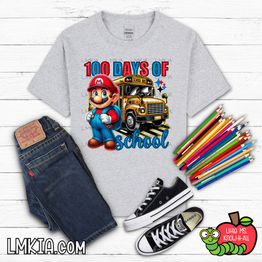 100's Days Video Game Kids T-Shirt