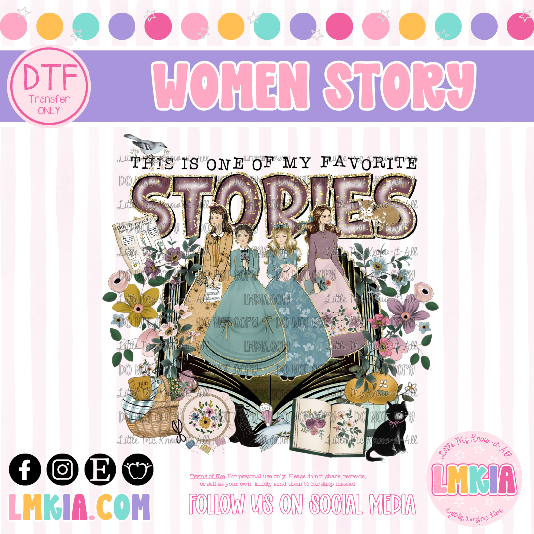Women Story DTF Transfer