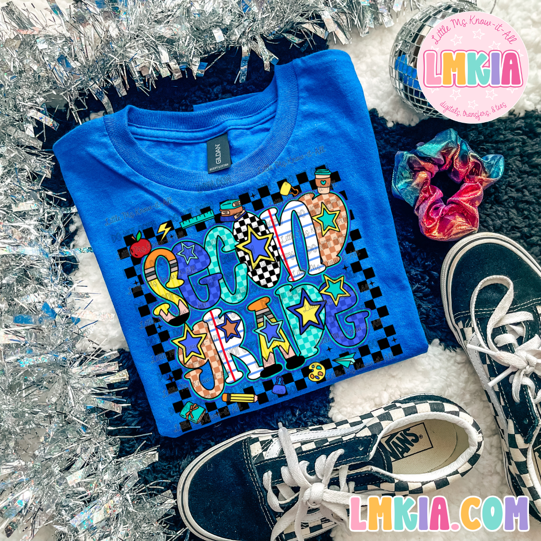 Checkered Grade Levels T-Shirt