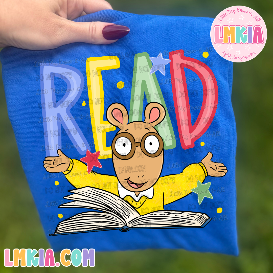 Glasses Kid Read T-Shirt