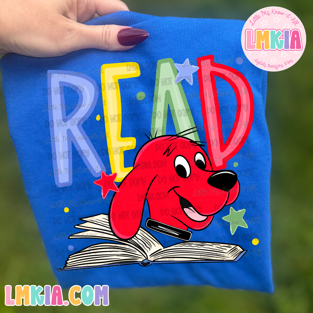 Big Dog Read T-Shirt