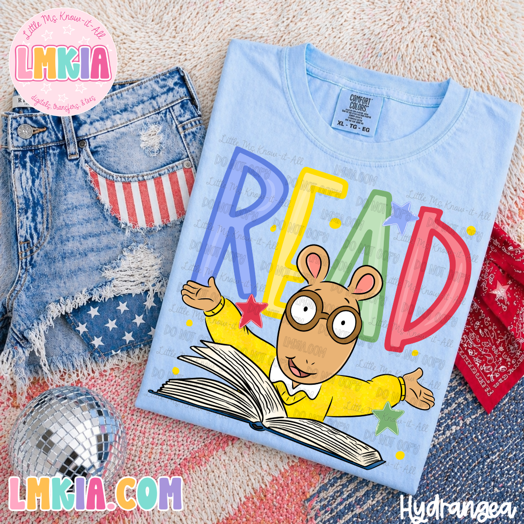 Glasses Kid Read T-Shirt