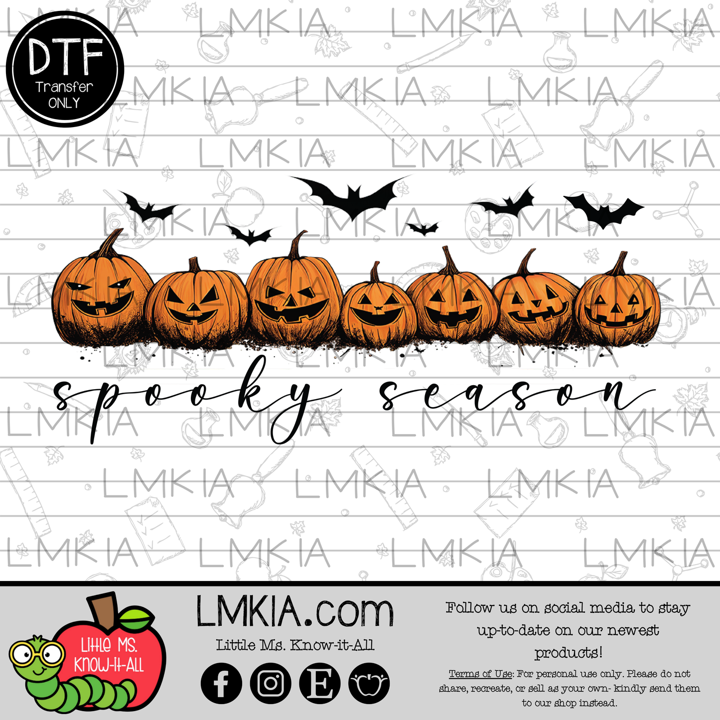 Spooky Season DTF Transfer