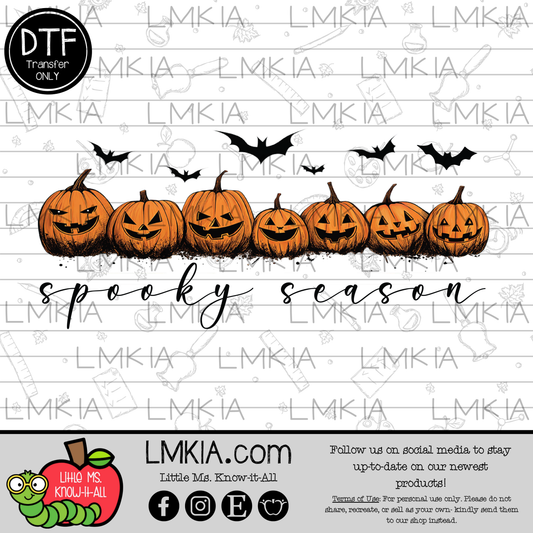 Spooky Season DTF Transfer