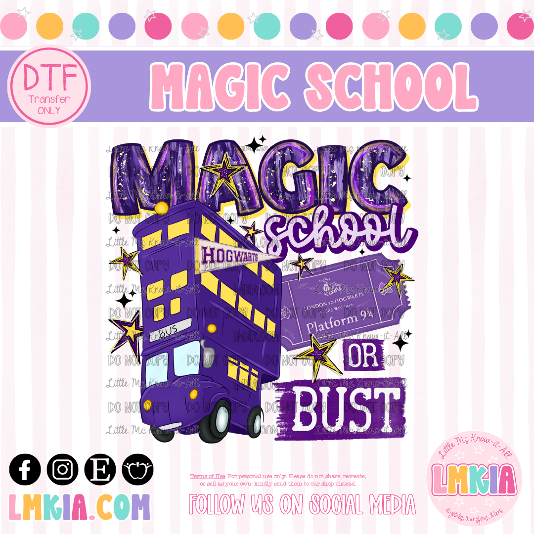 Magic School DTF Transfer
