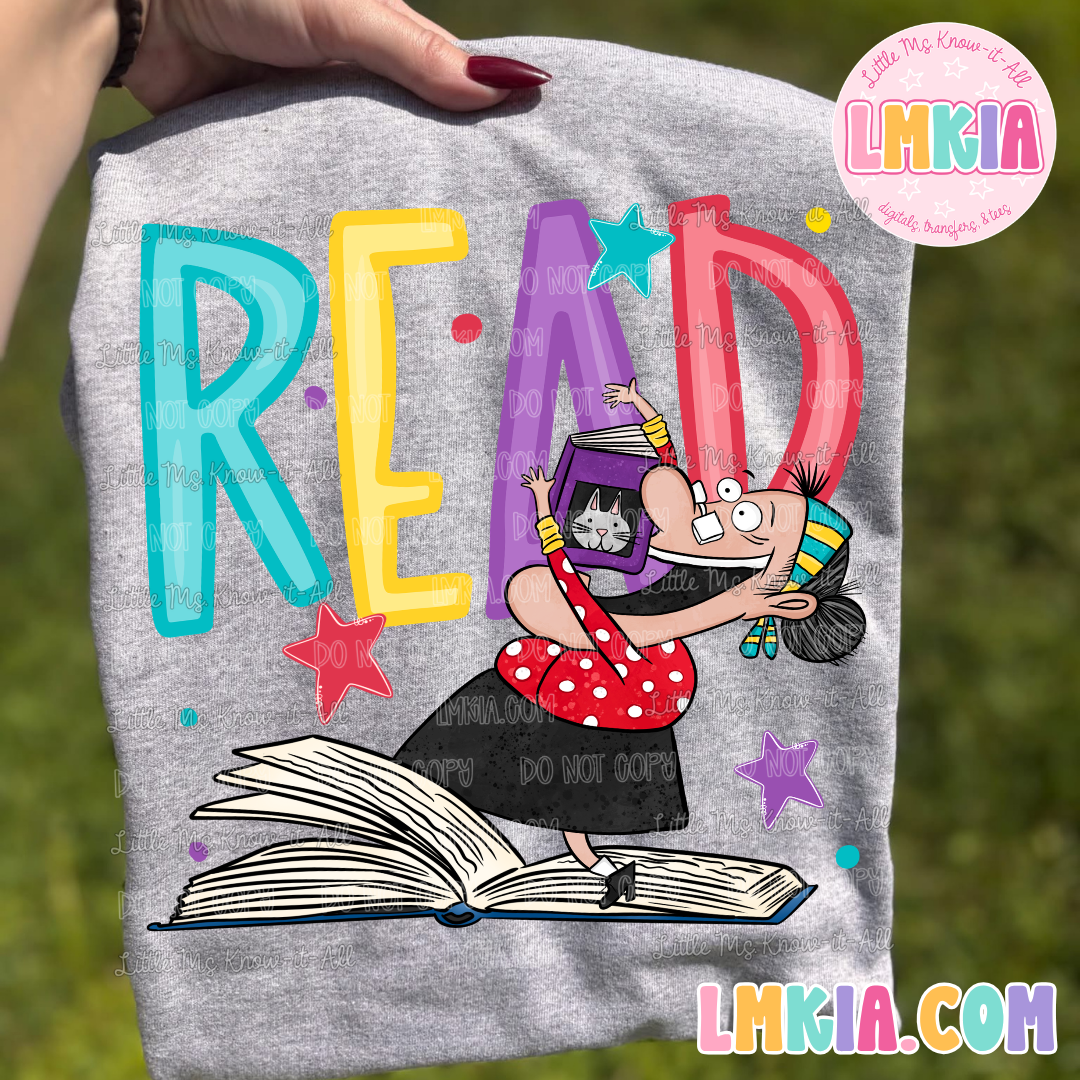 Old Lady Read T-Shirt