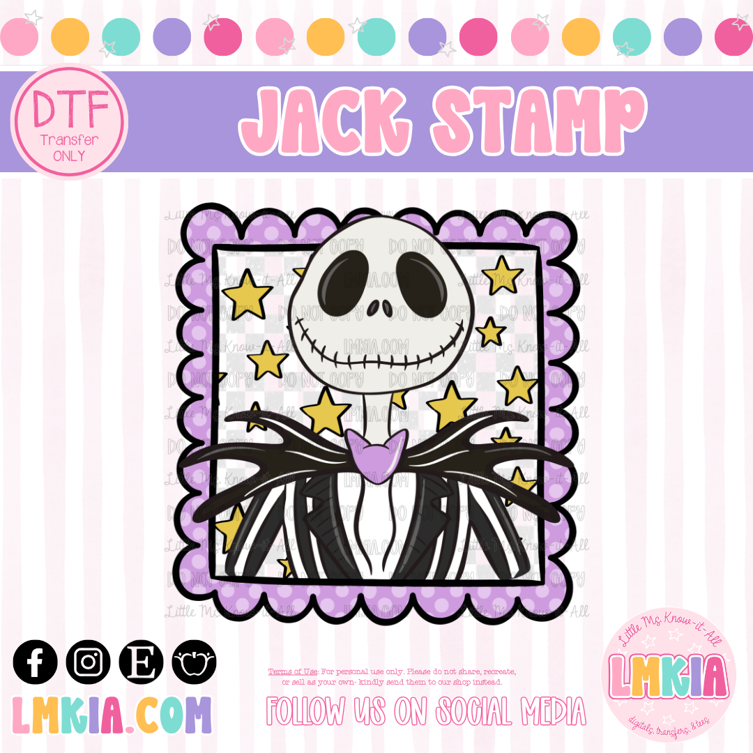 Jack Stamp DTF Transfer