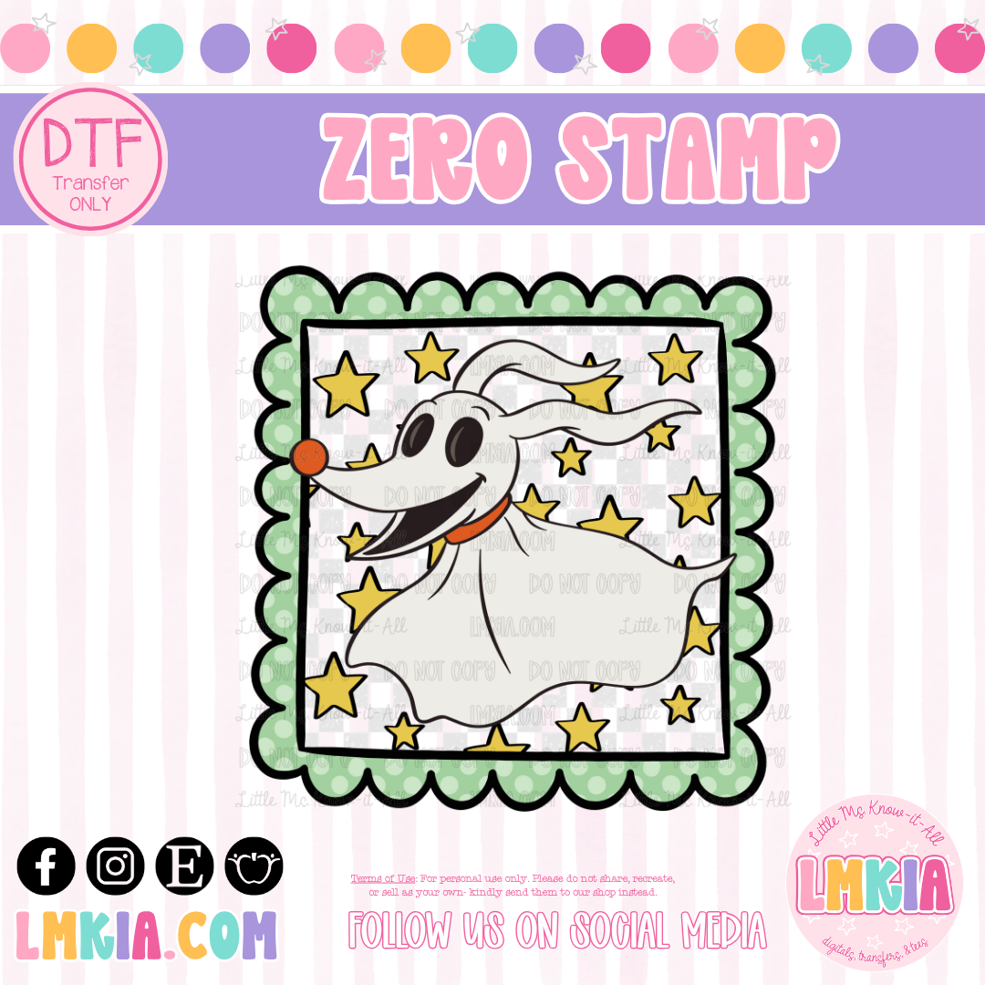 Zero Stamp DTF Transfer