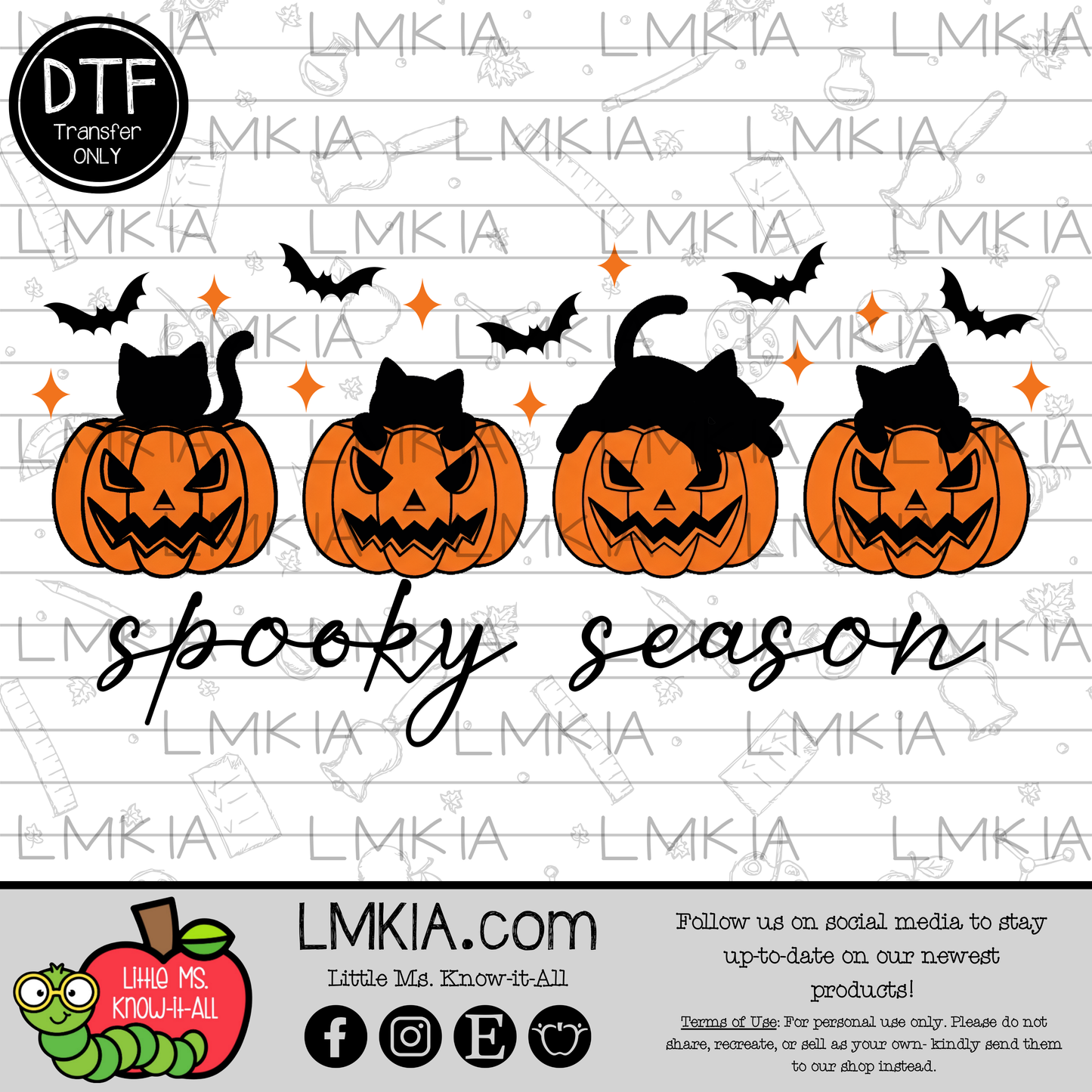 Spooky Season DTF Transfer