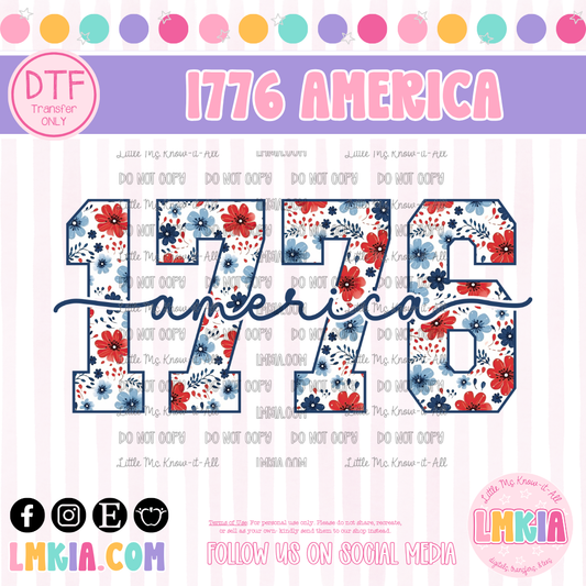 1776 America DTF Transfer