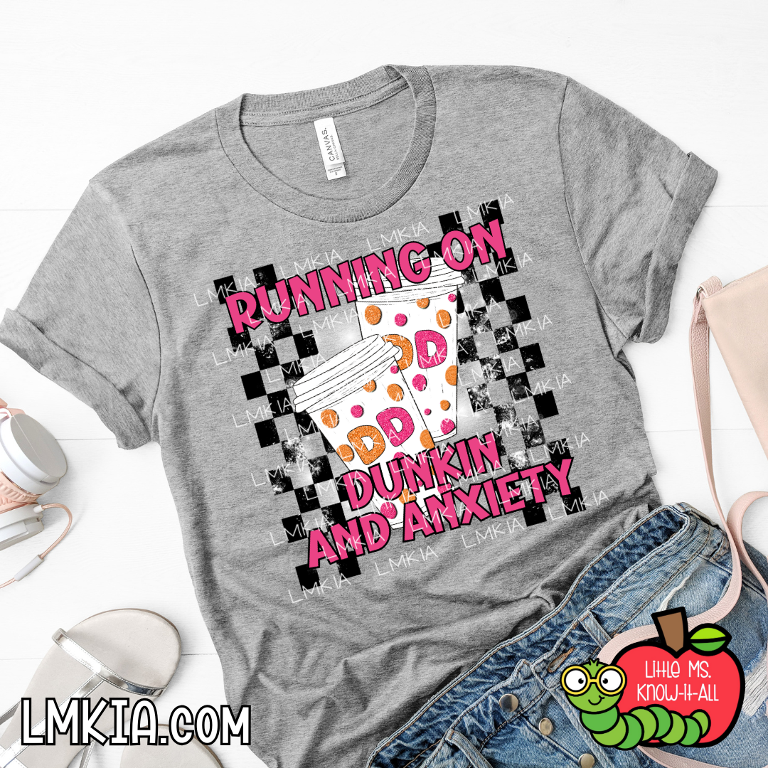 Running On D & Anxiety T-Shirt