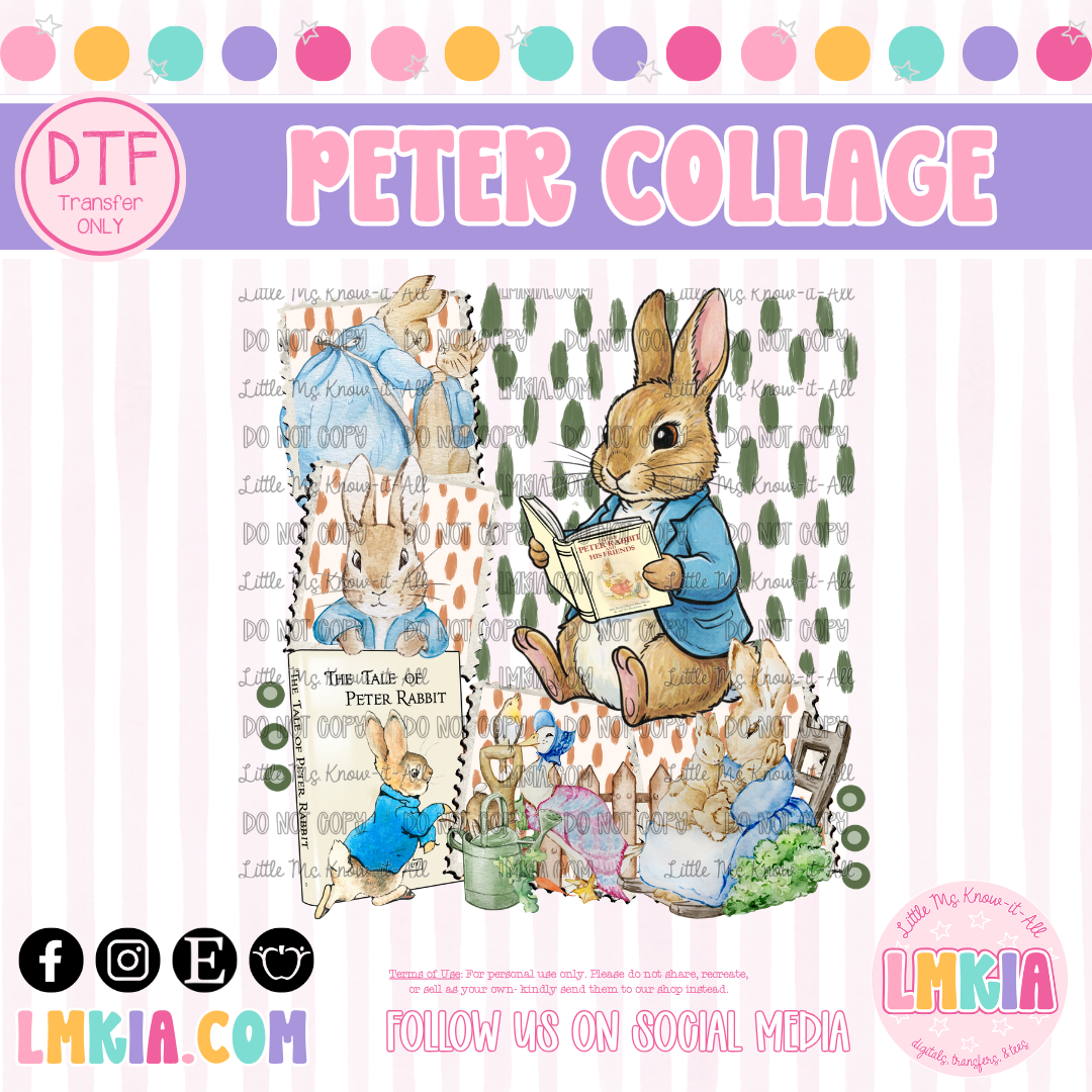 Peter Collage DTF Transfer