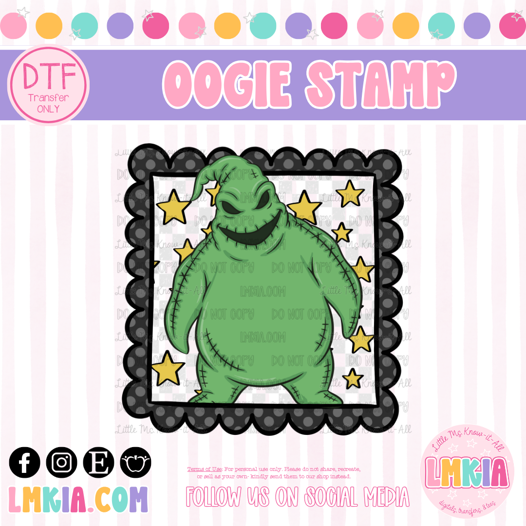 Boogeyman Stamp DTF Transfer