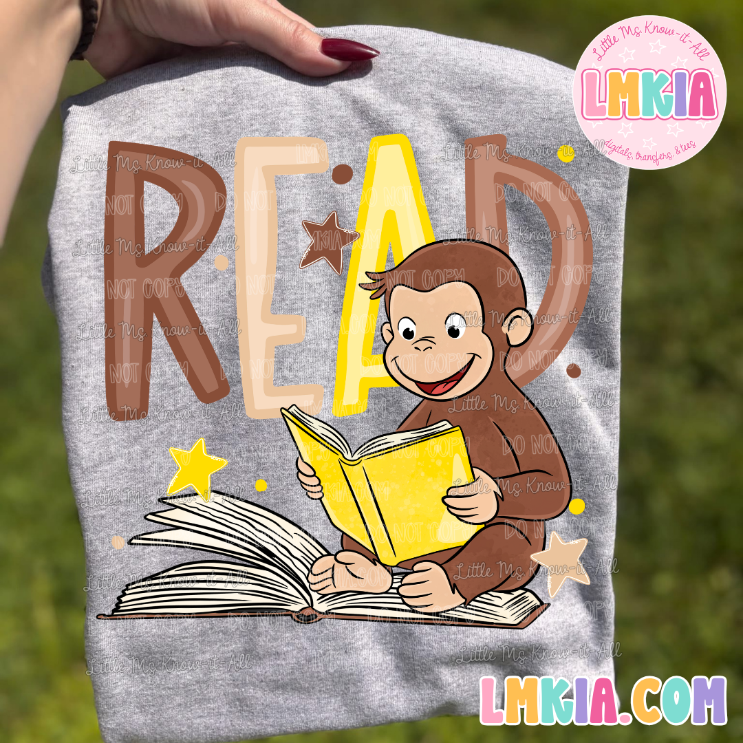 Monkey Read T-Shirt