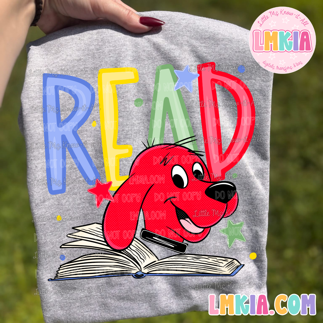 Big Dog Read T-Shirt