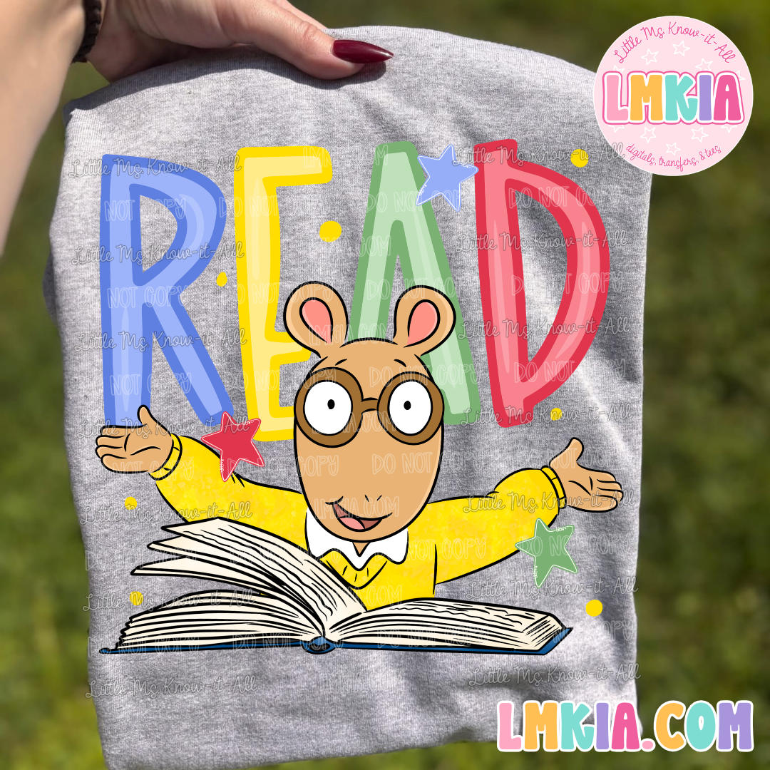 Glasses Kid Read T-Shirt