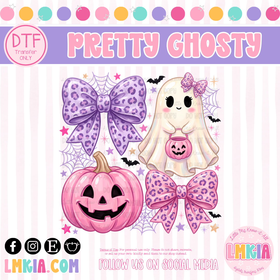 Coquette Ghosty DTF Transfer