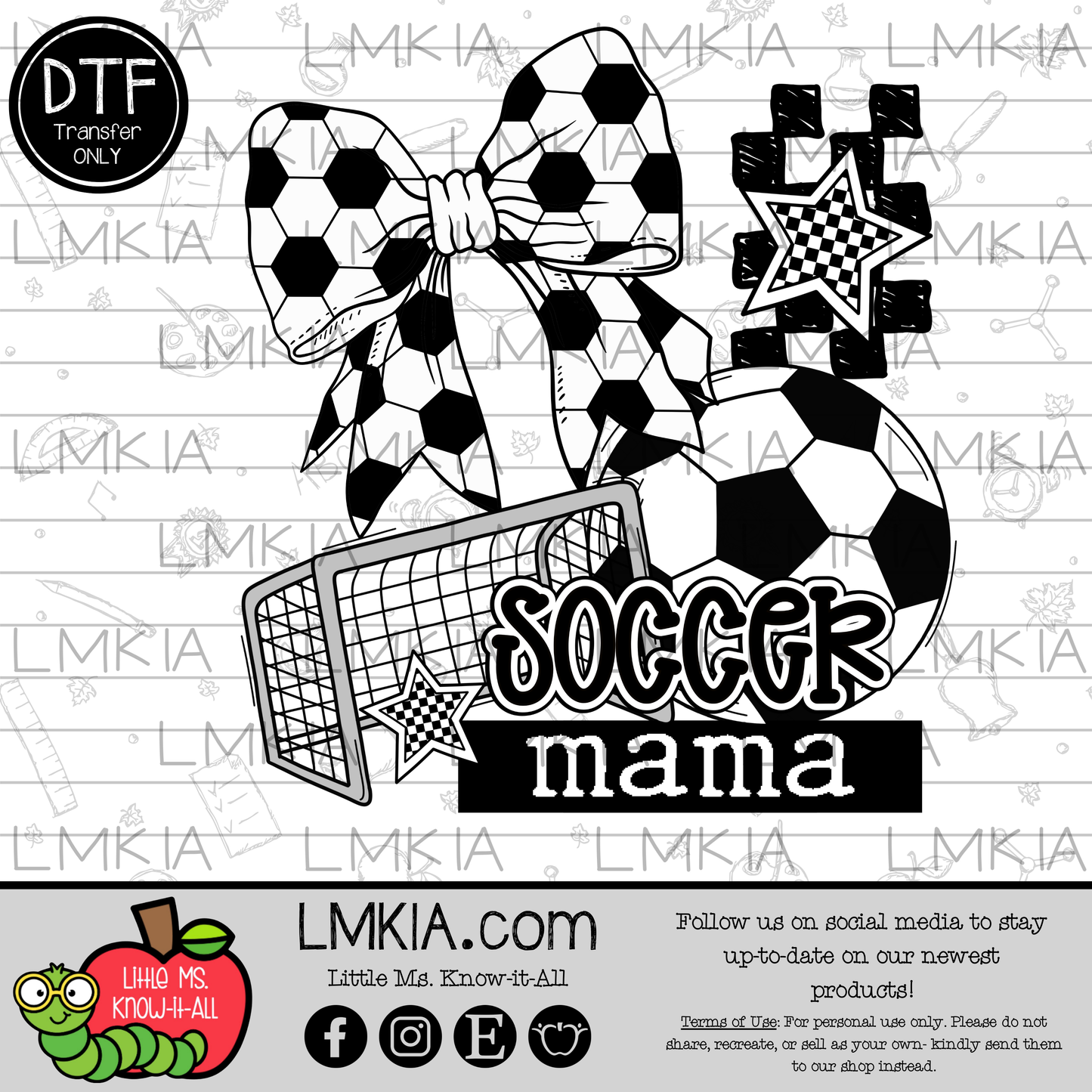 Soccer Mama DTF Transfer