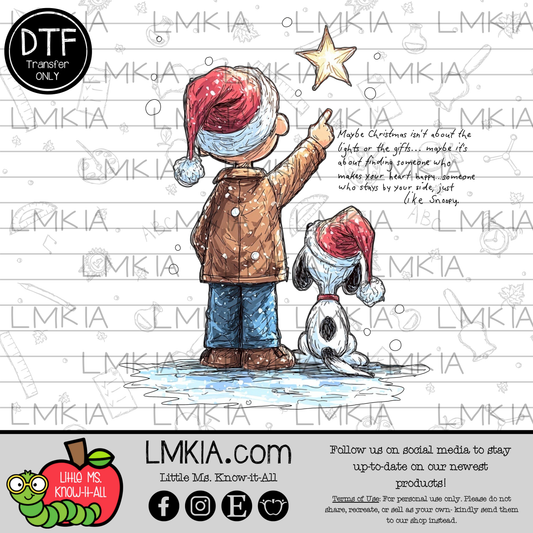 Maybe Christmas Charlie DTF Transfer