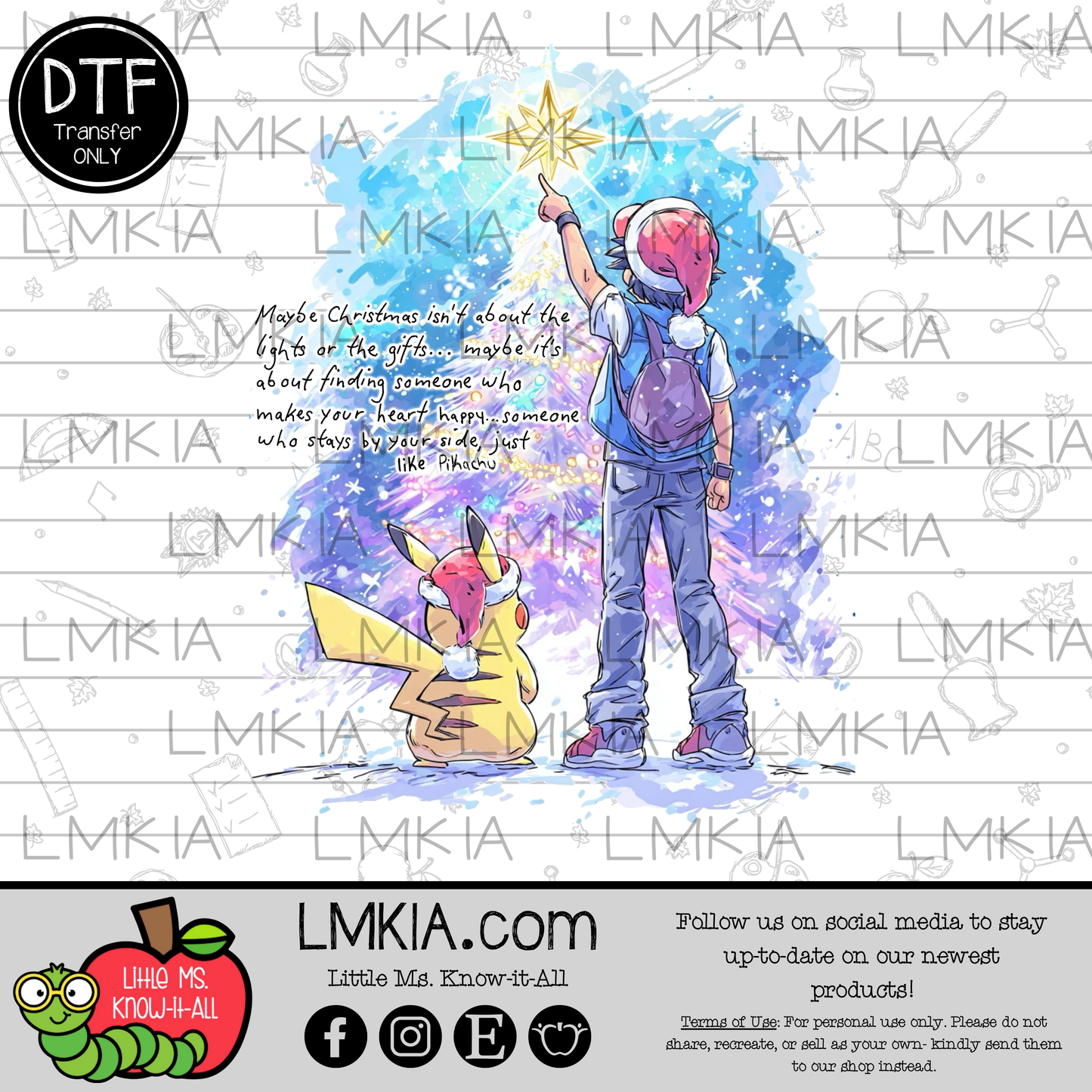 Maybe Christmas Best Friends DTF Transfer