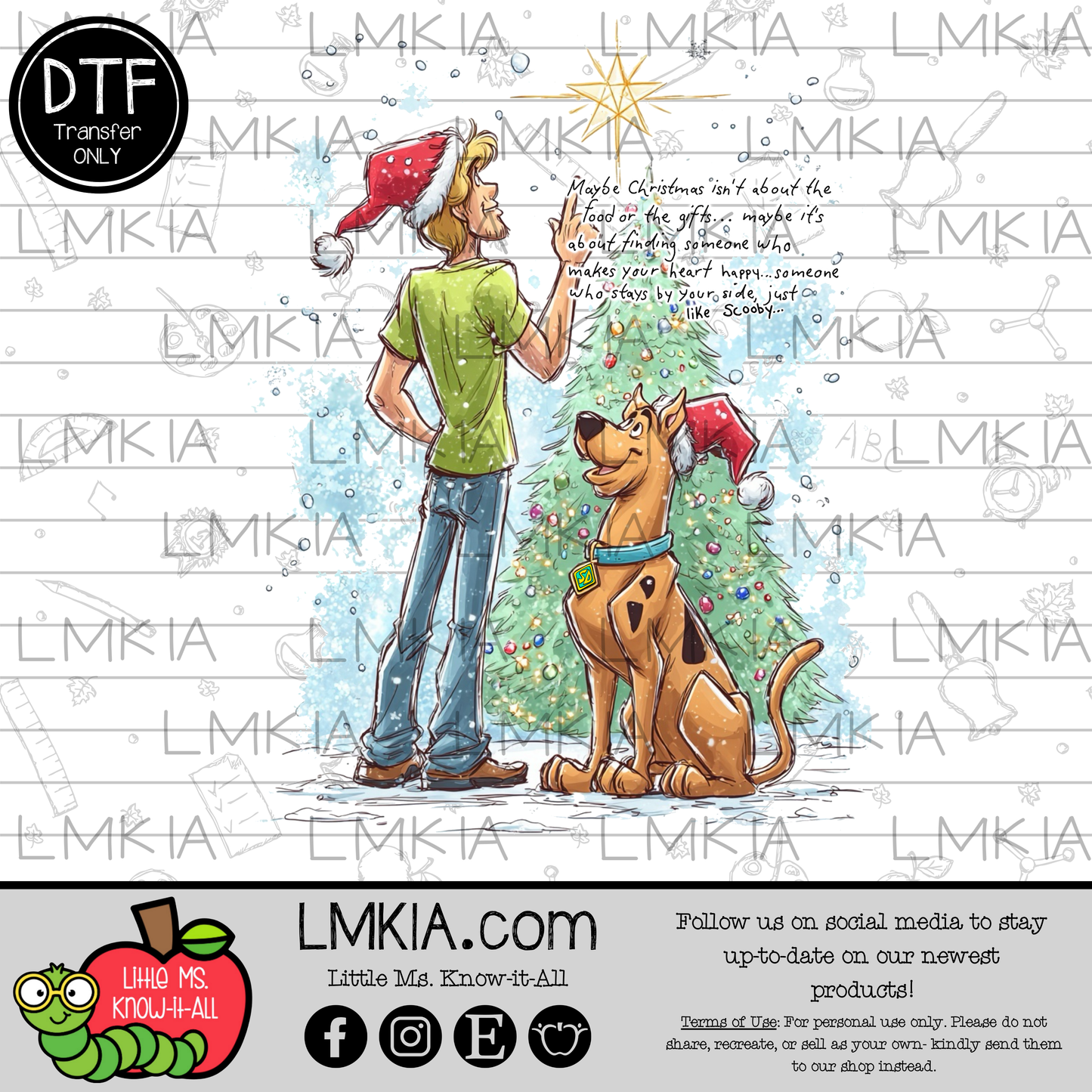 Maybe Christmas Best Friends DTF Transfer