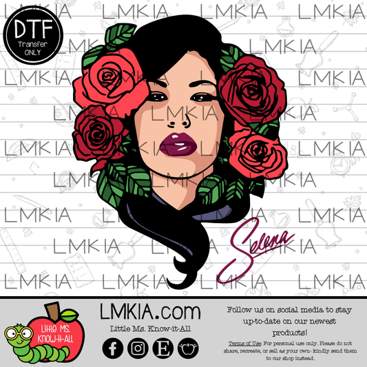 Autograph Sel ena DTF Transfer