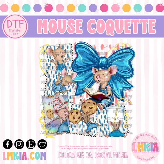 Mouse Coquette DTF Transfer