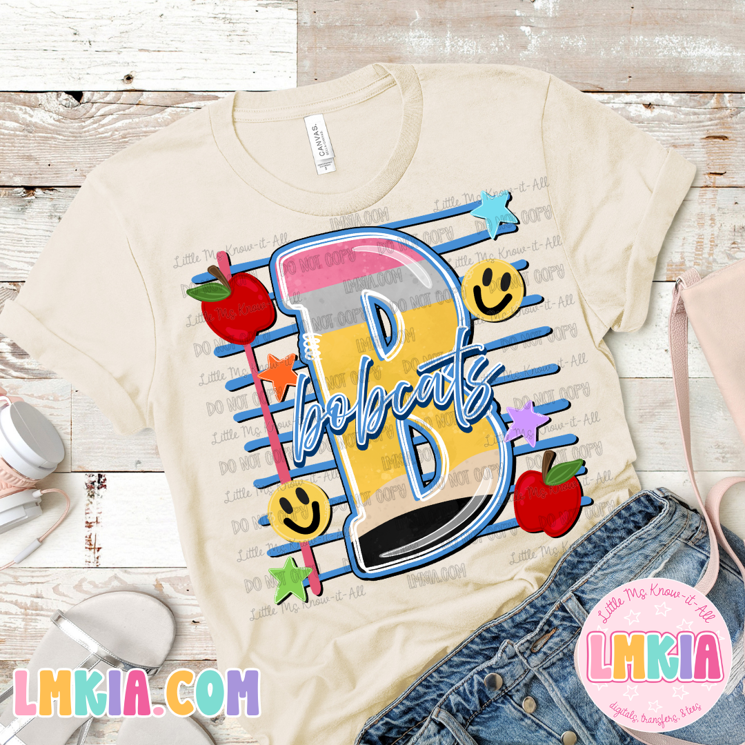 Pencil Doodle Mascot T-Shirt