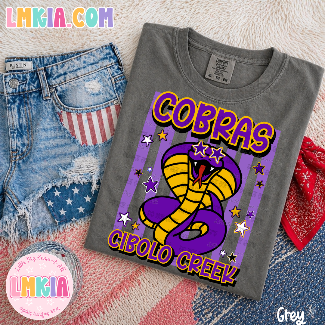 Striped Cobras T-Shirt