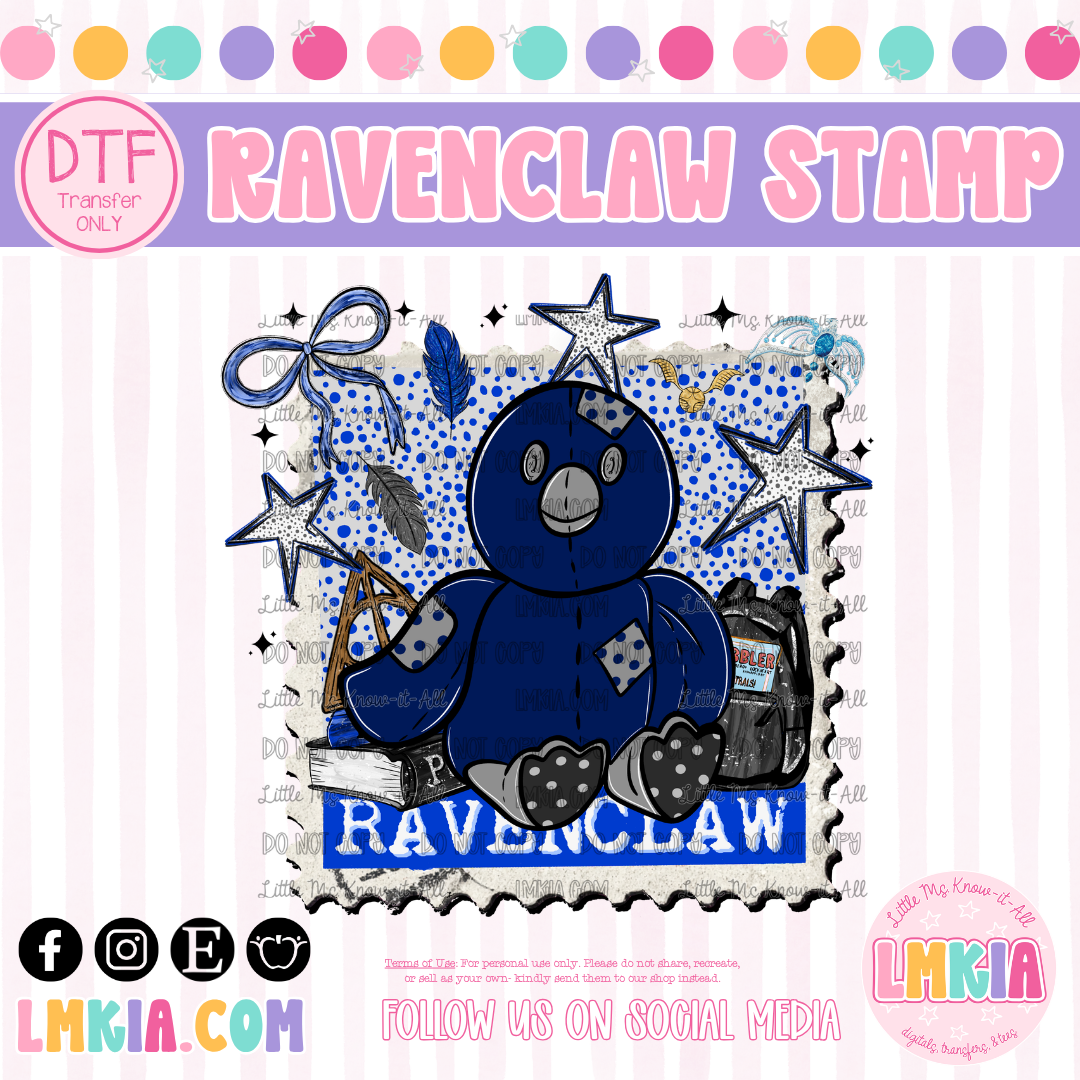 Wizard School Spirit Stamp DTF Transfer