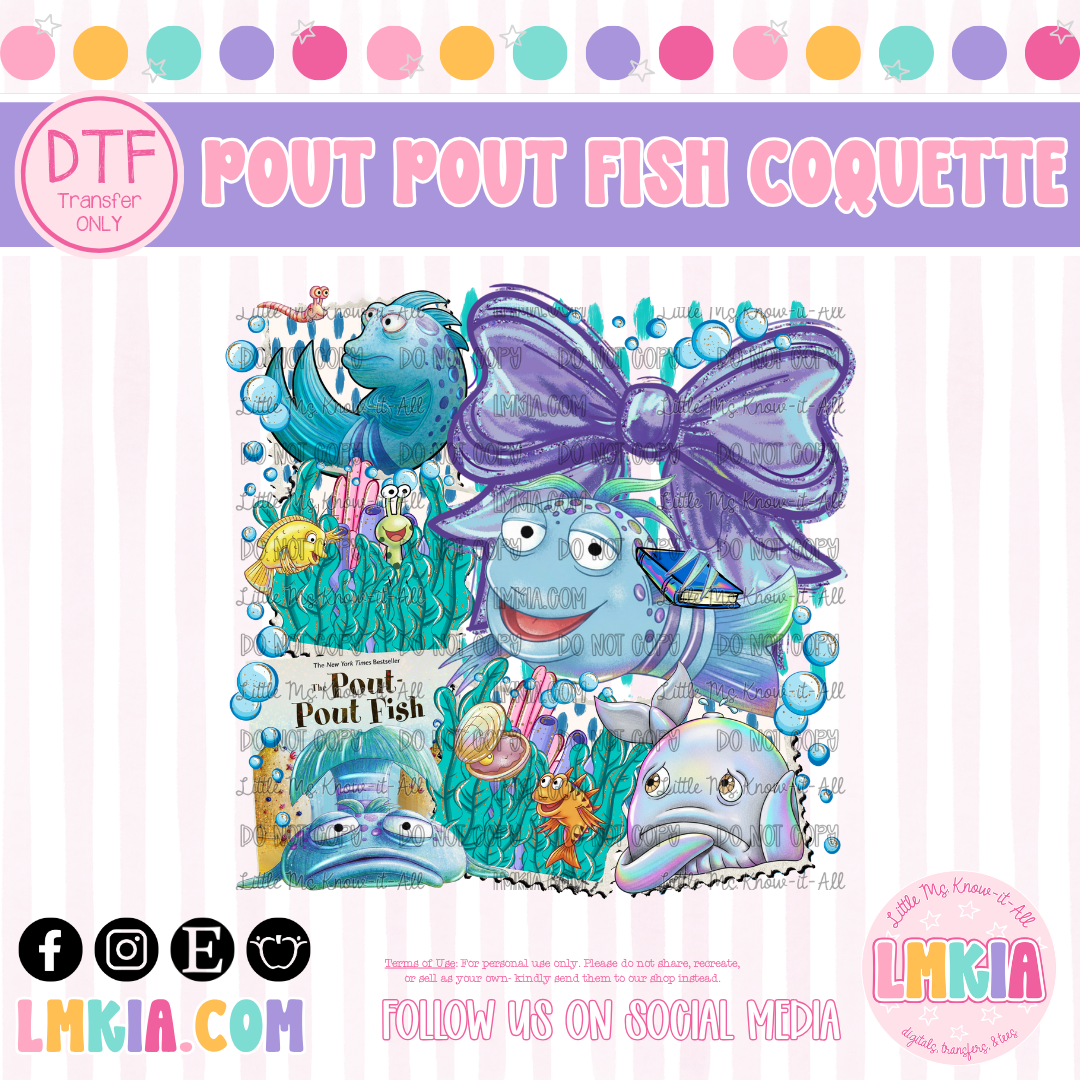 Pout Coquette DTF Transfer
