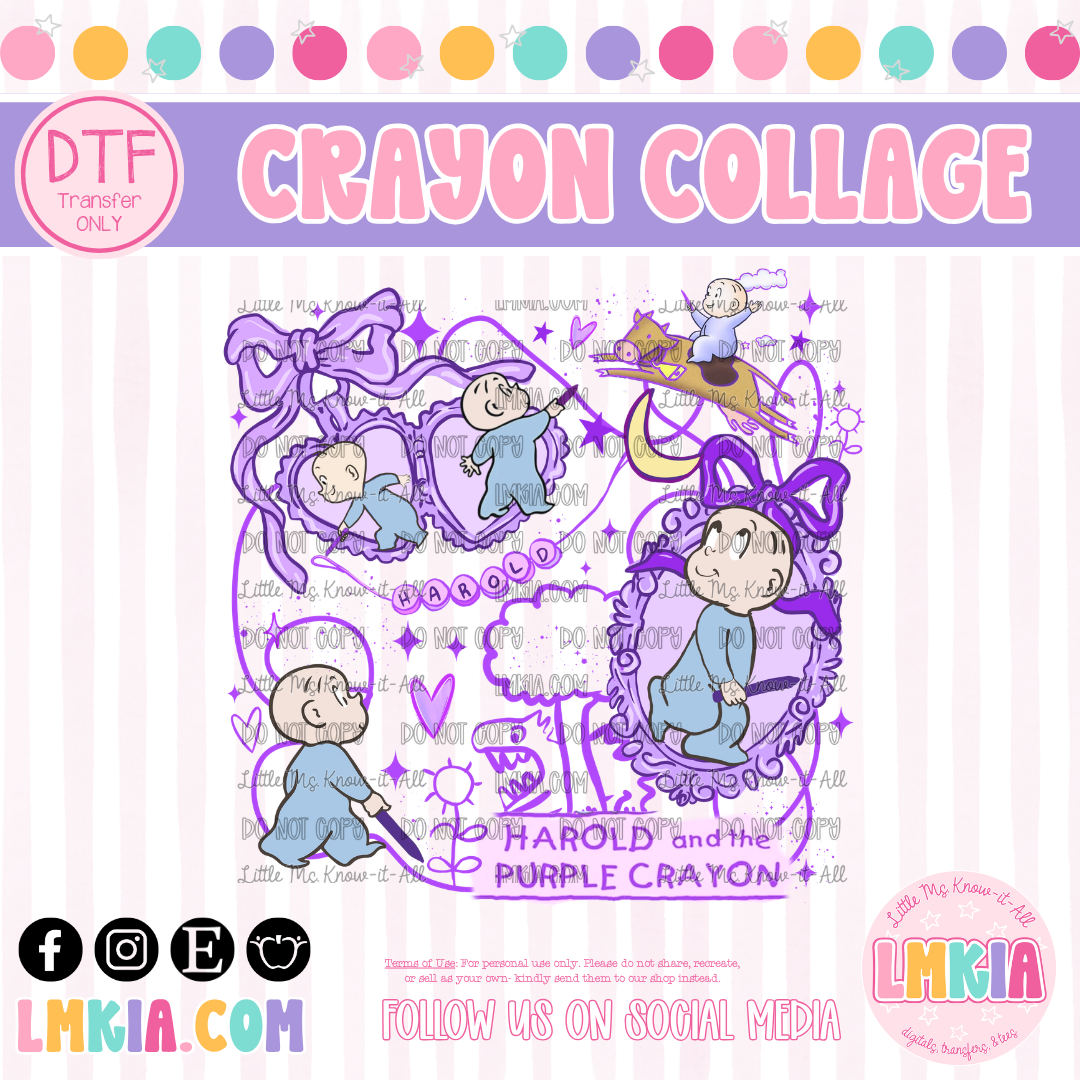 Crayon Coquette DTF Transfer