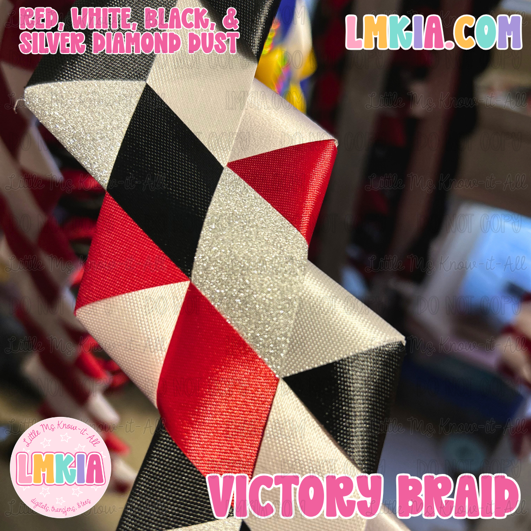 Victory Homecoming Mum Braid