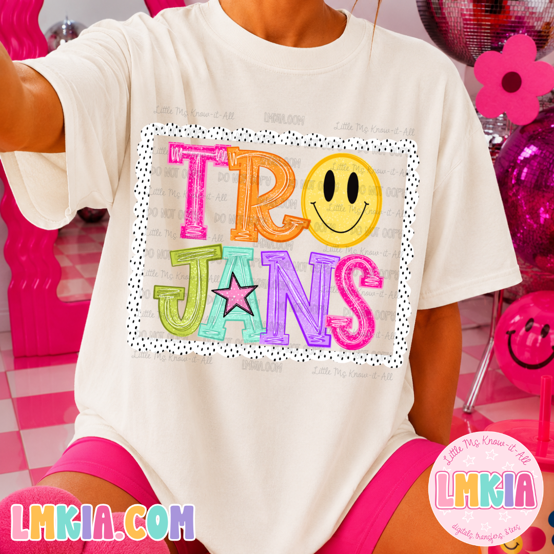 Rainbow Dalmatian Mascots T-Shirt