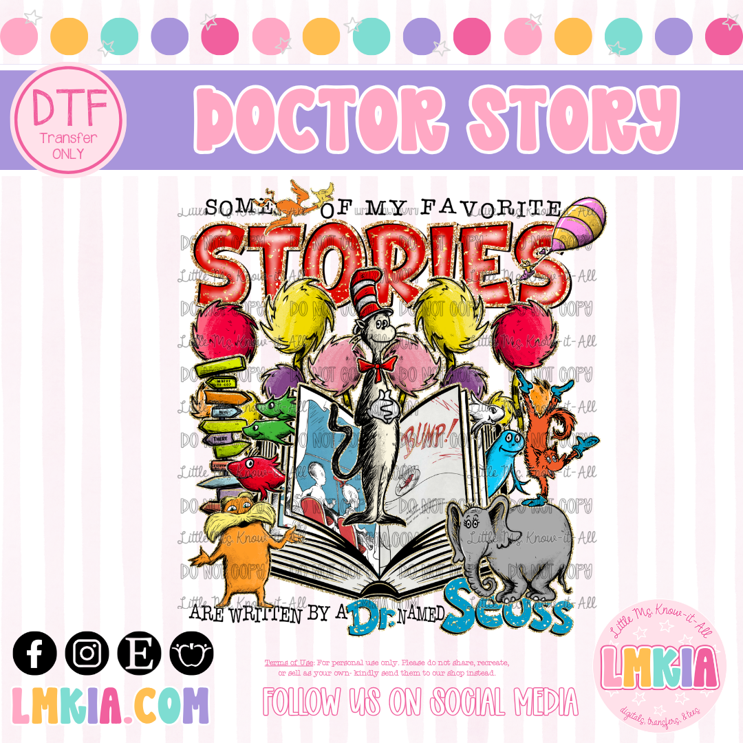 Doctor Story DTF Transfer