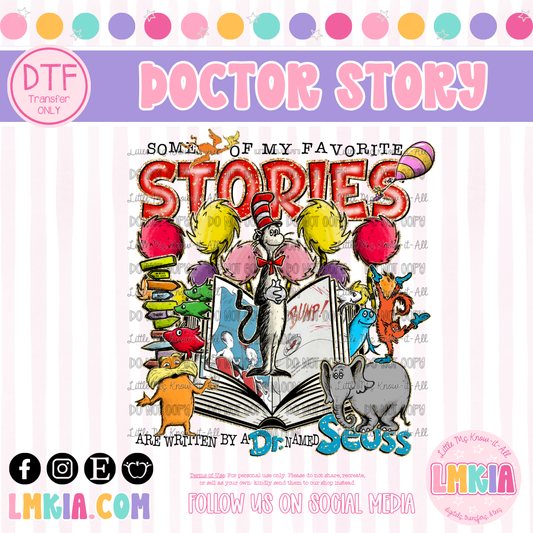 Doctor Story DTF Transfer