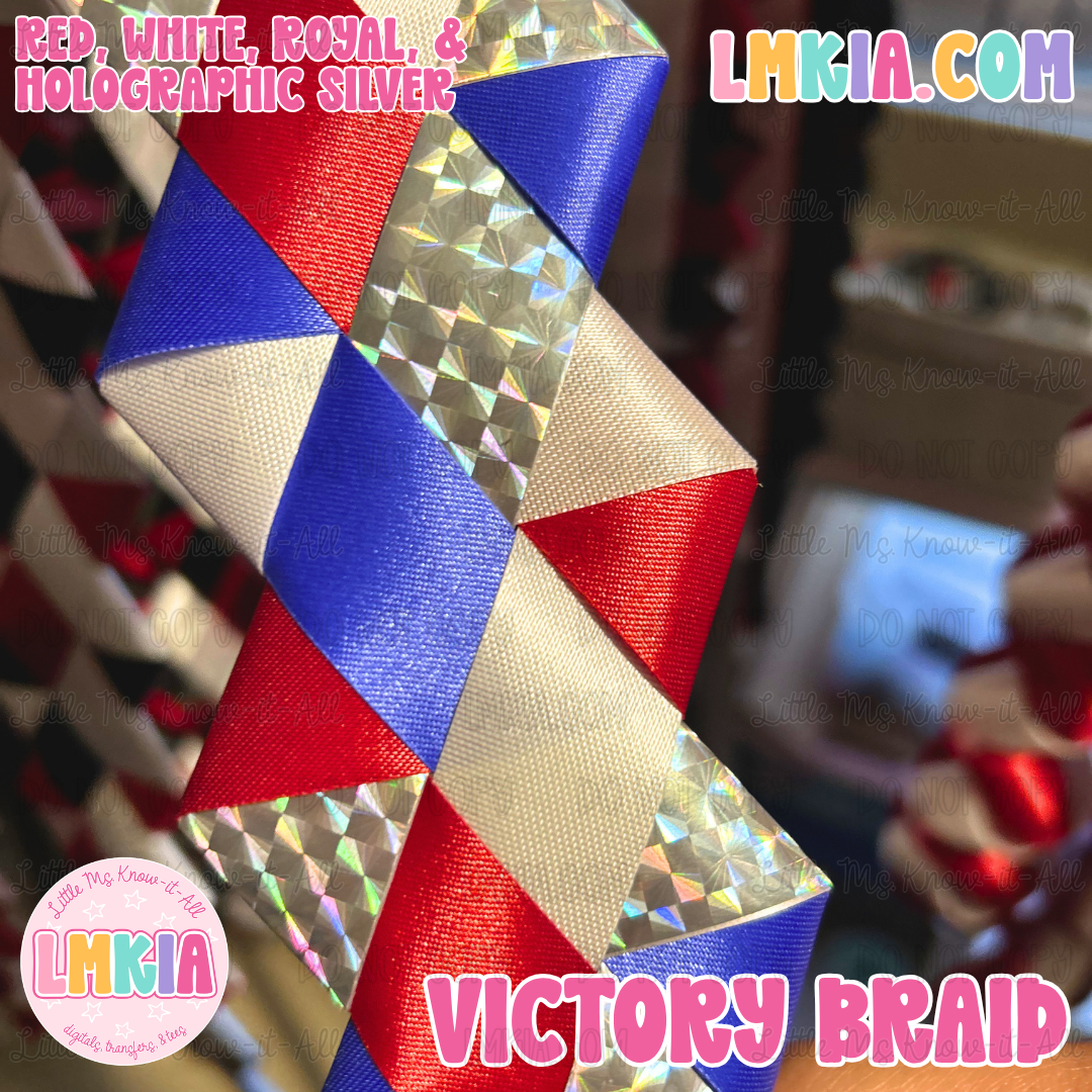 Victory Homecoming Mum Braid