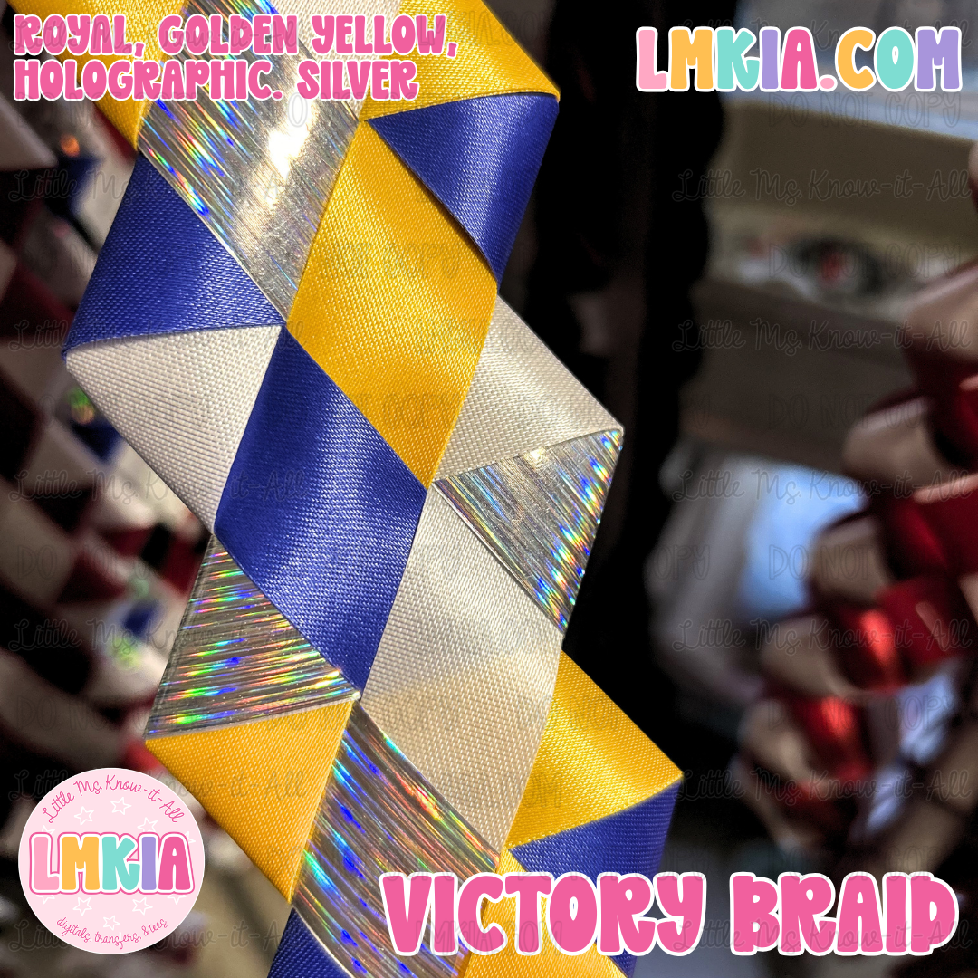 Victory Homecoming Mum Braid