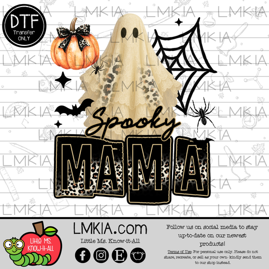 Spooky Mama DTF Transfer