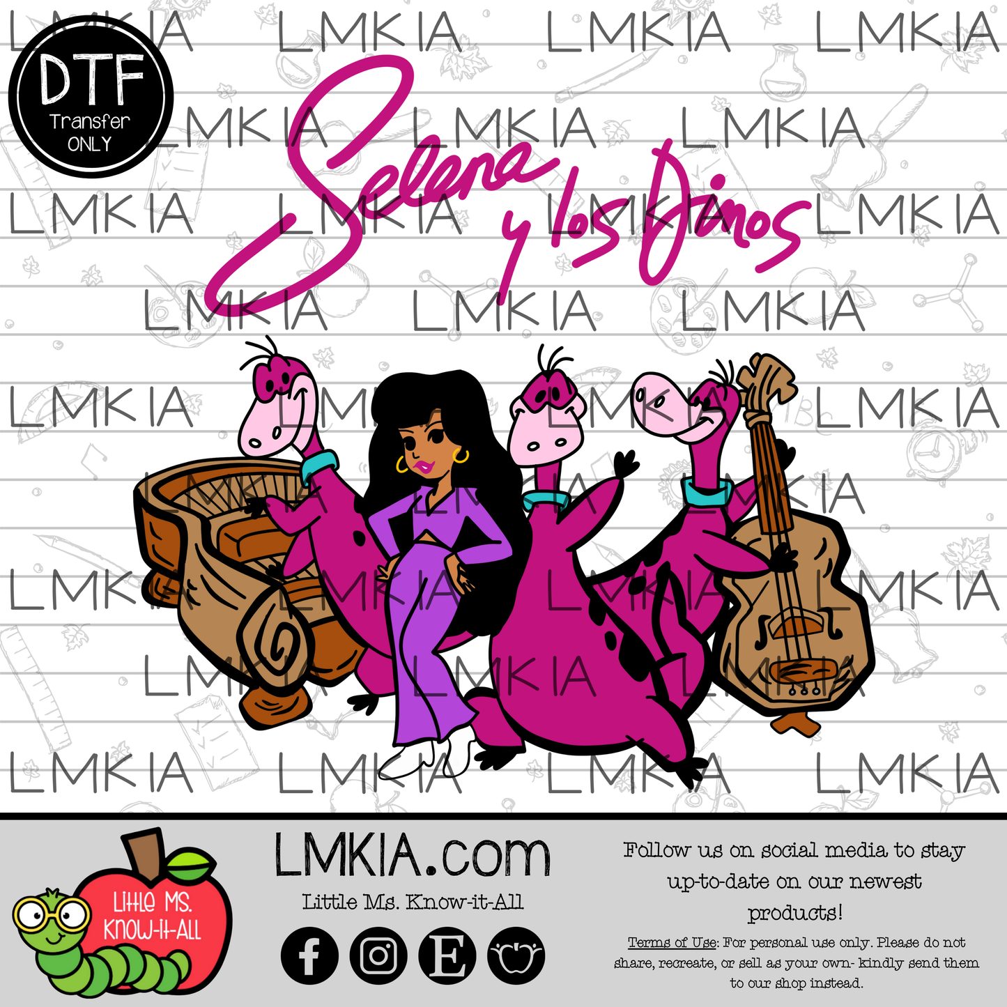 Dinos Singer DTF Transfer