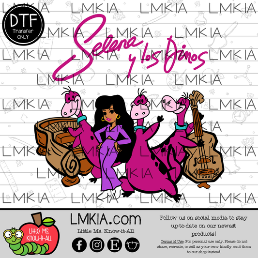 Dinos Singer DTF Transfer