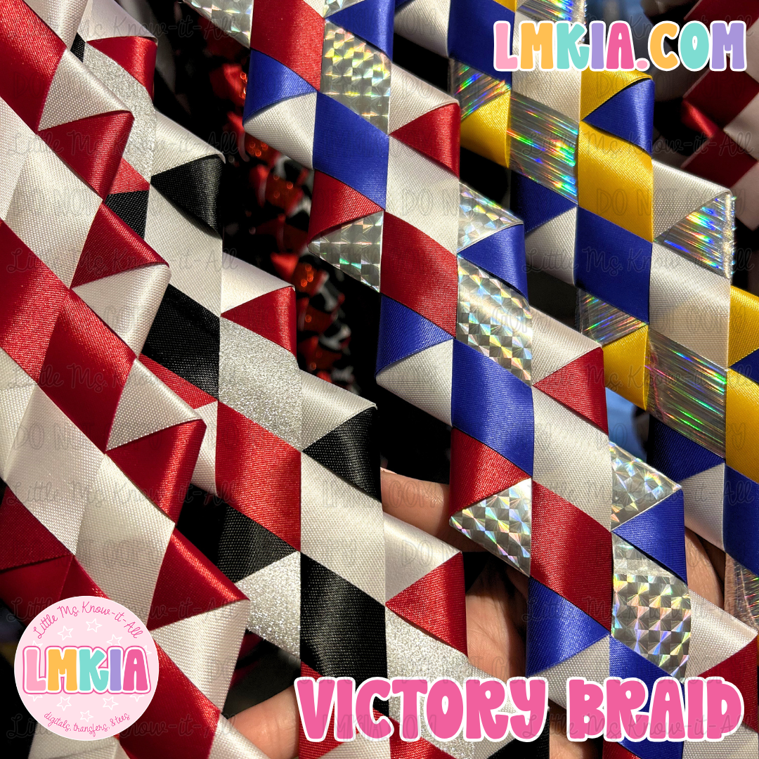 Victory Homecoming Mum Braid