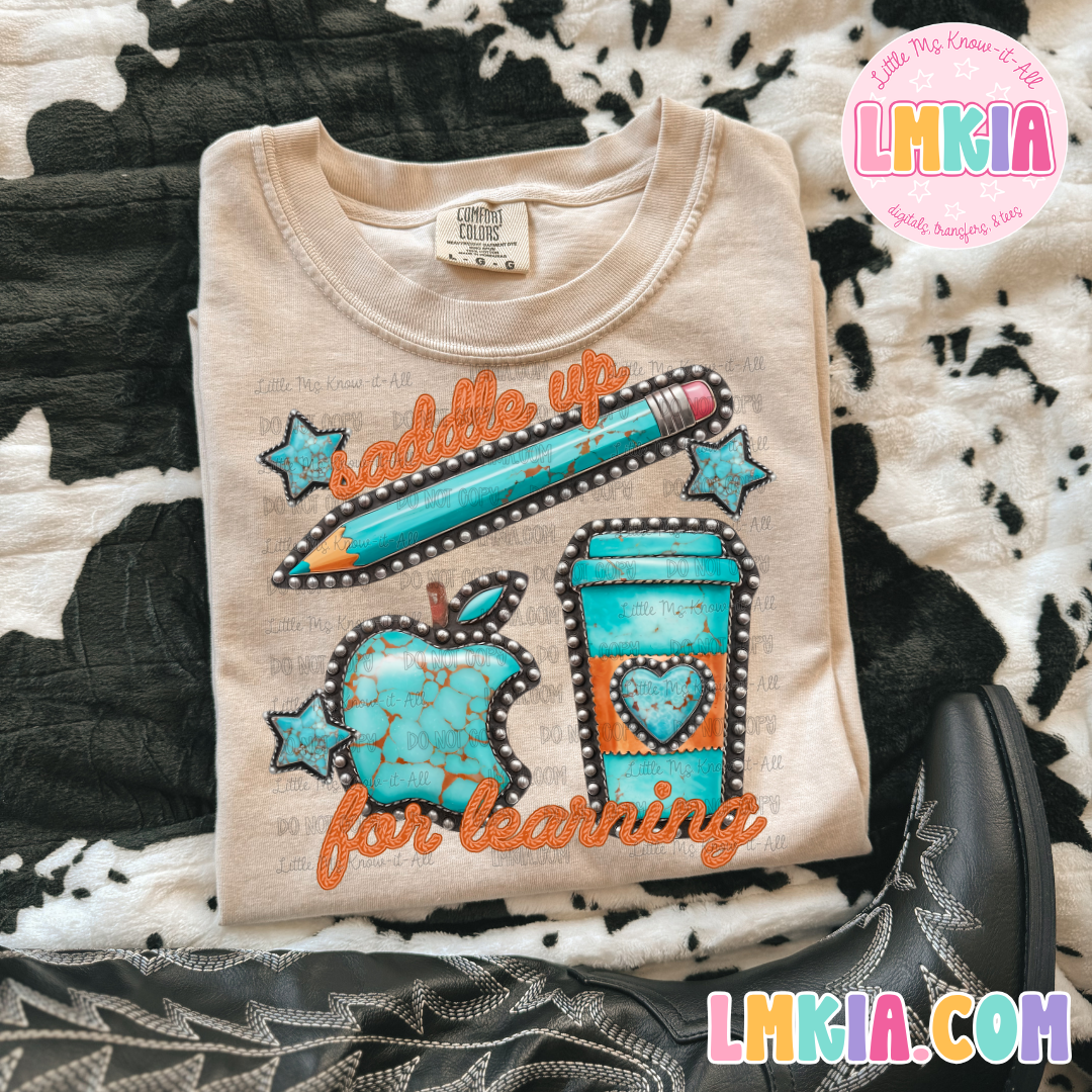 Saddle Up For Learning Western T-Shirt
