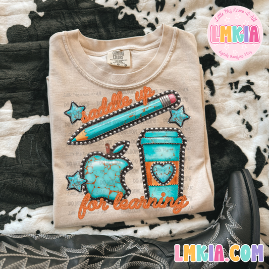 Saddle Up For Learning Western T-Shirt